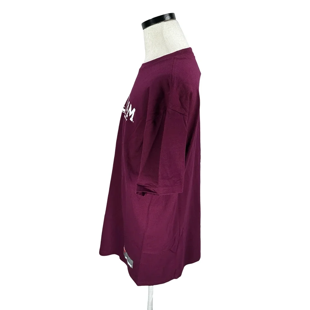 Vintage Y2K Nike Team Texas A&M Aggies Football T-Shirt Men’s Large Maroon New‎